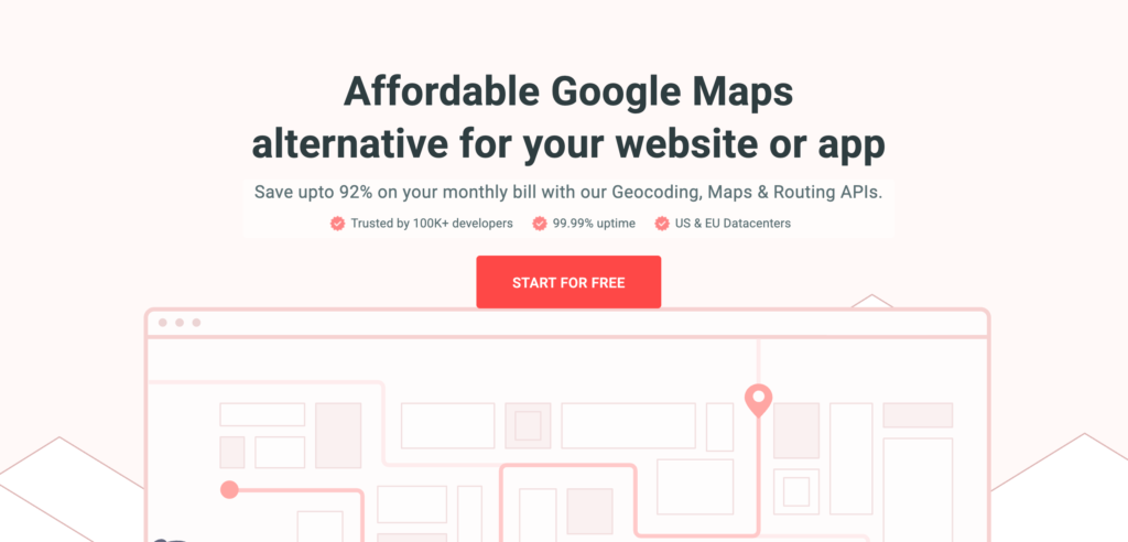 Maps autocomplete EU alternatives